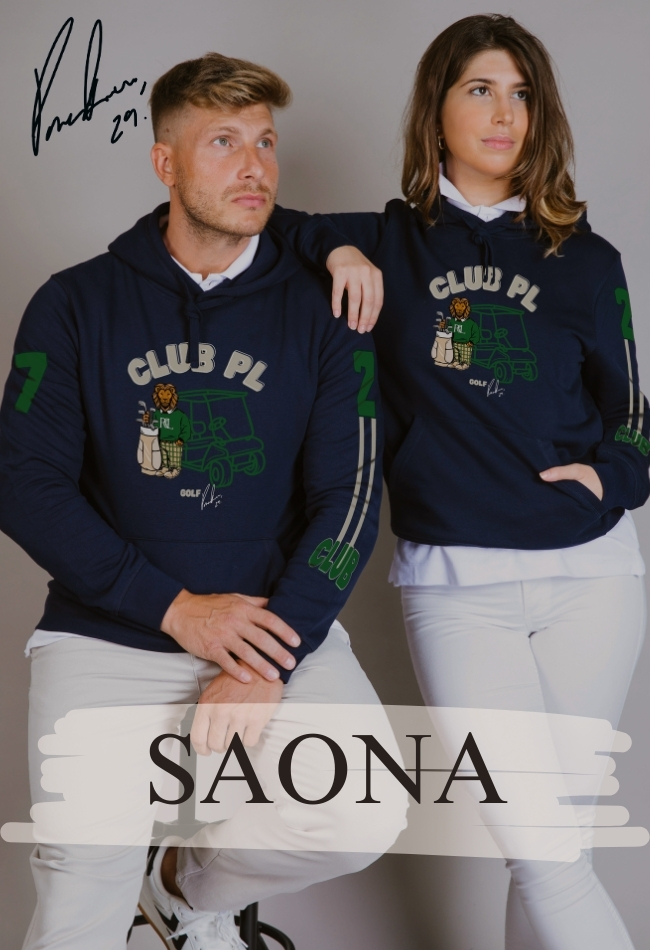 Sudadera exclusiva en color azul marino edición limitada para hombre y mujer cápsula Saona