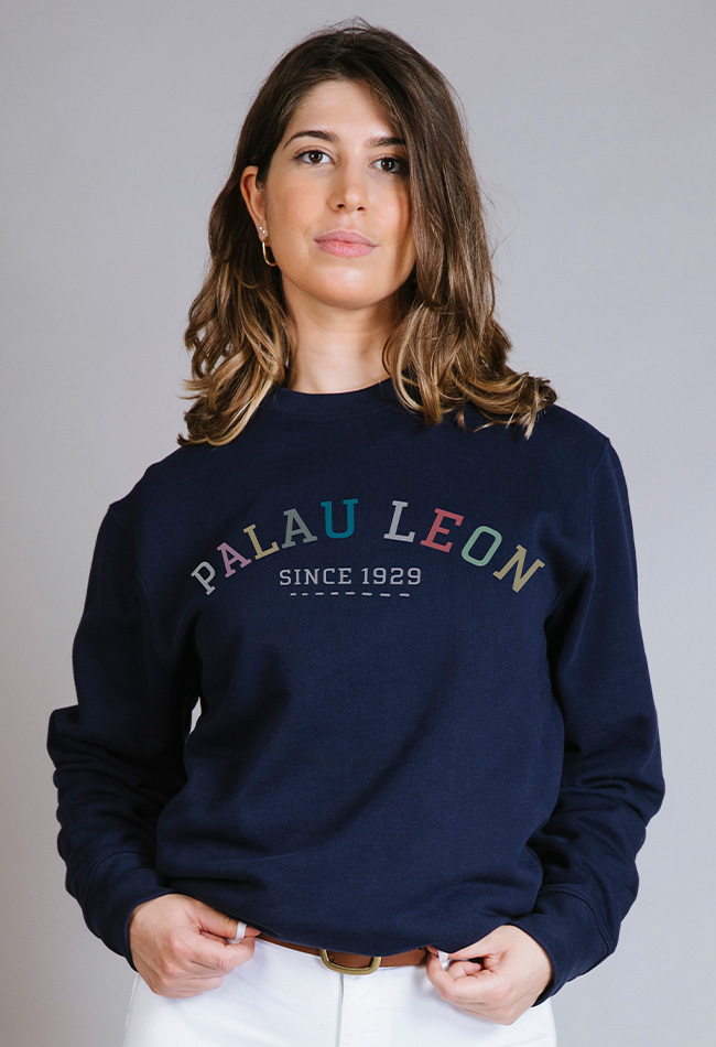 Sudadera para mujer en color azul marino Essencer