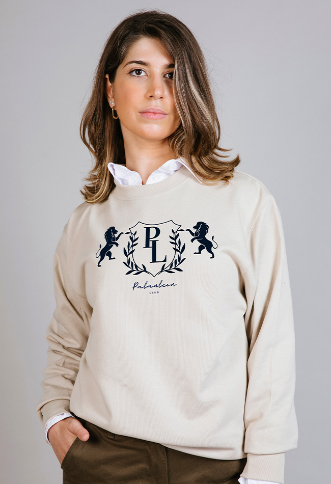 Sudadera para mujer en color beige Kronos