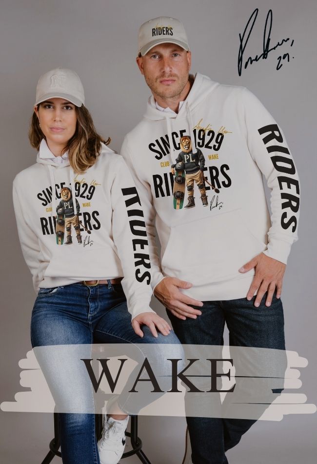 Sudadera exclusiva edición limitada en color beige para hombre y mujer cápsula Wake ¡Envío Gratis! #Sudaderawake #squadpalauleon