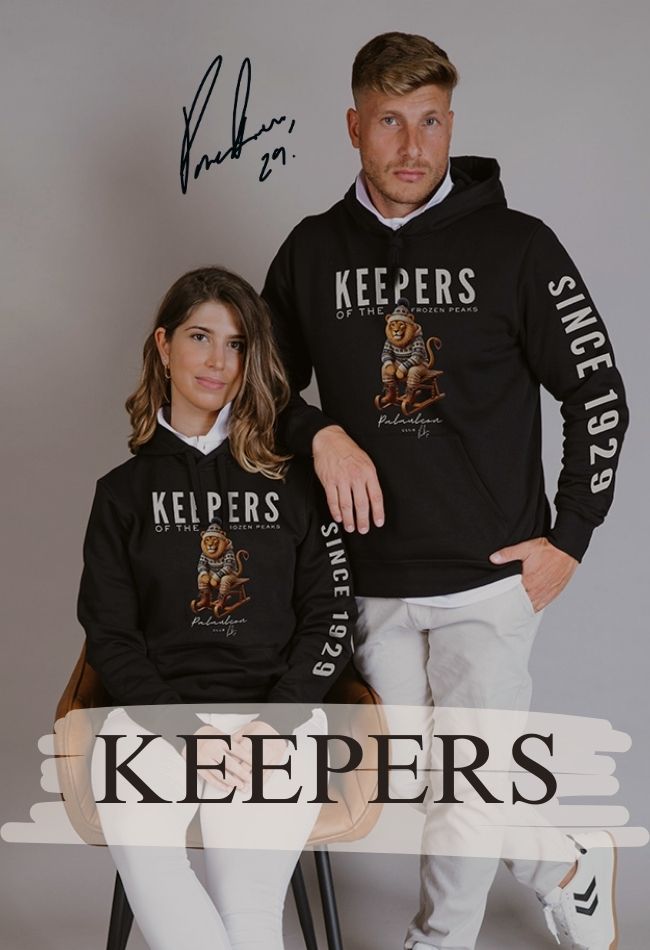 Sudadera negra exclusiva edición limitada para hombre y mujer cápsula Keepers